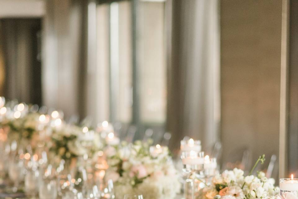 Four Seasons tablescape
