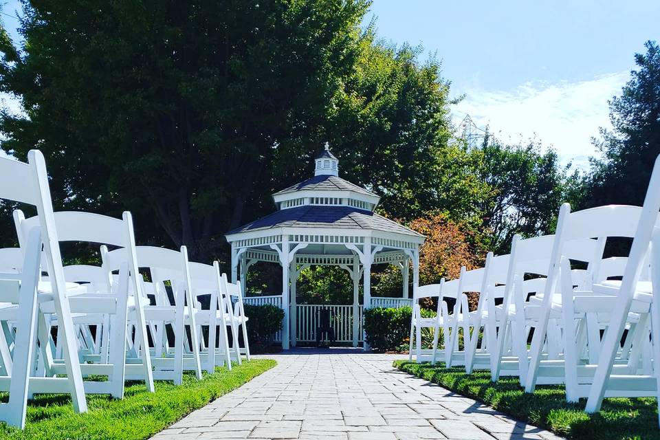 Gazebo wedding ceremony