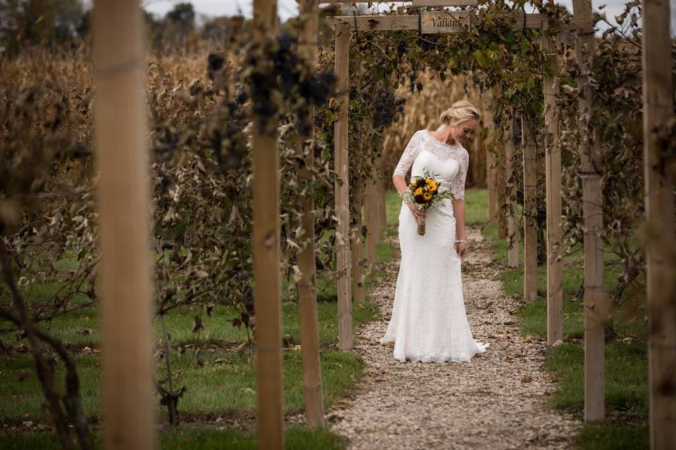 Walking down the aisle