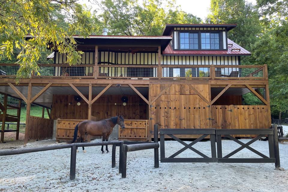 Stalls under carriage house