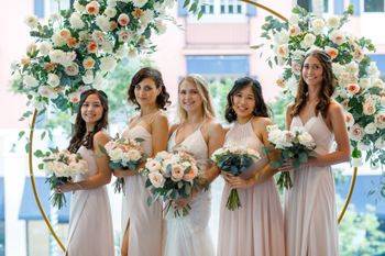 Bride and Bridesmaids