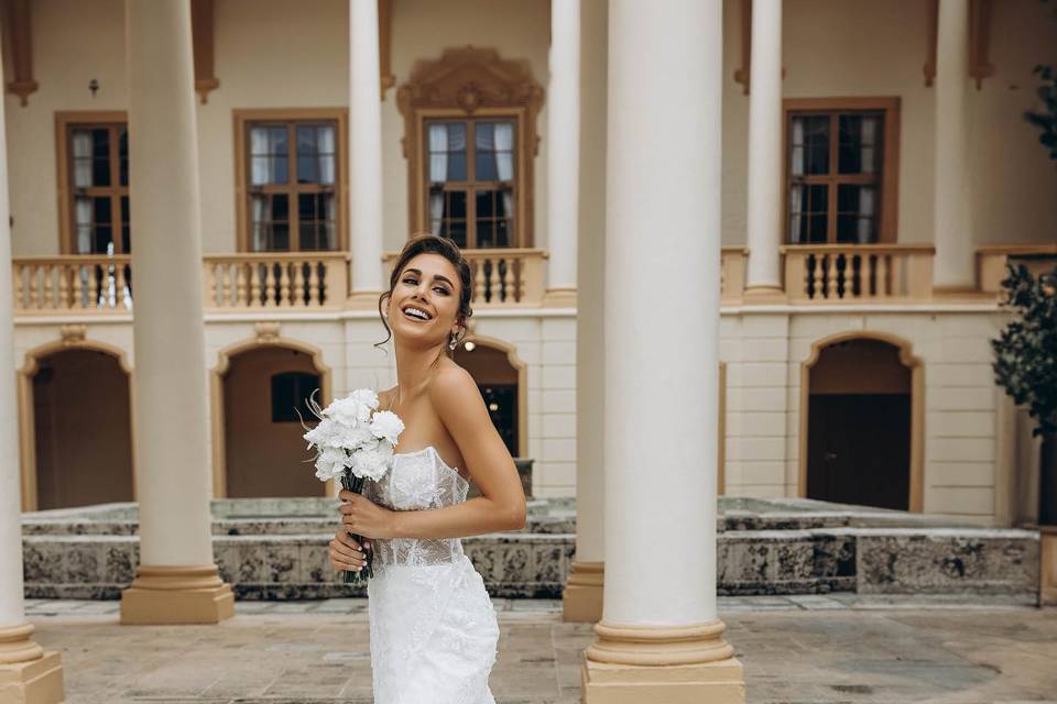 Dianthus Wedding Bouquet