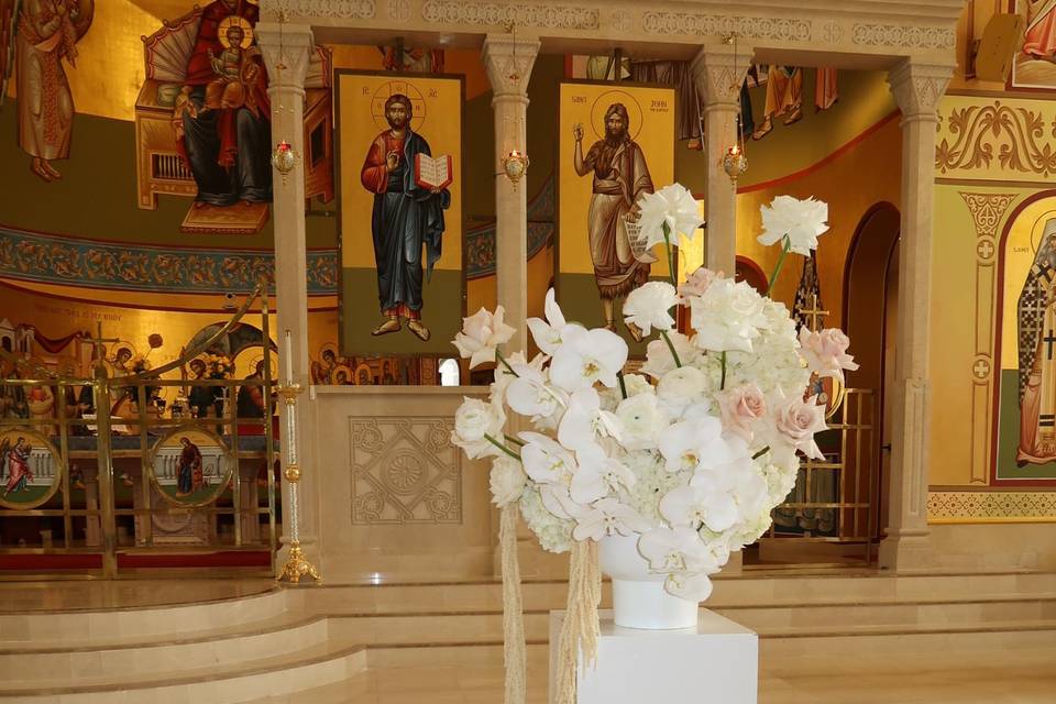 Floral pedestals