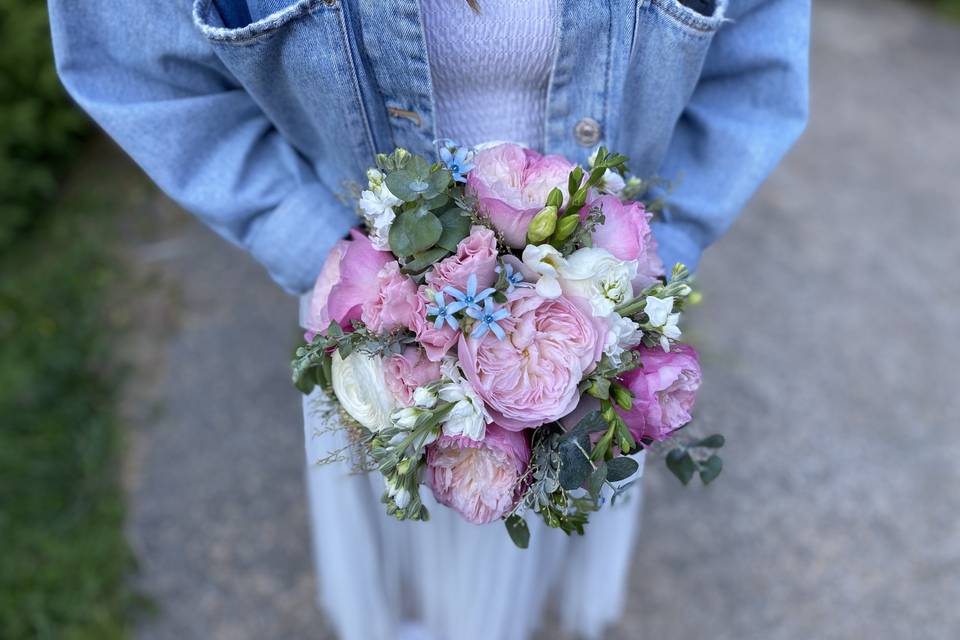 David Austin Bride Bouquet