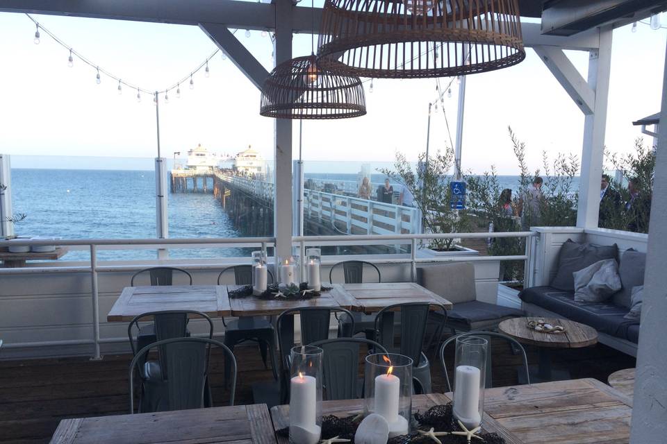 Rehearsal dinner in Malibu