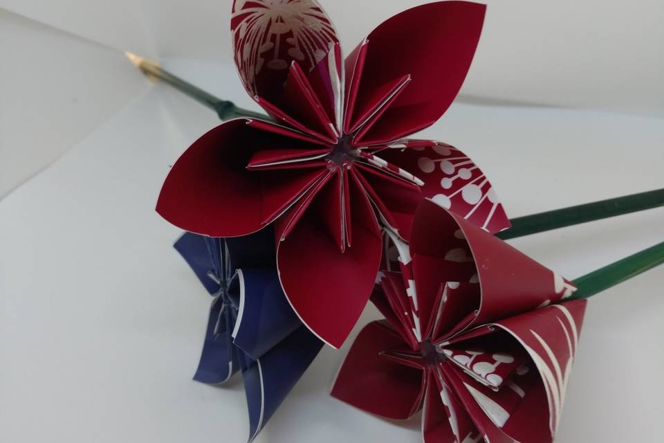 Kusudama Red/ Blue