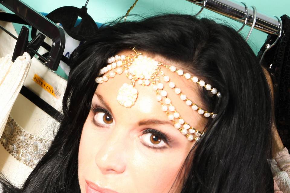 Bohemian Bridal Makeup