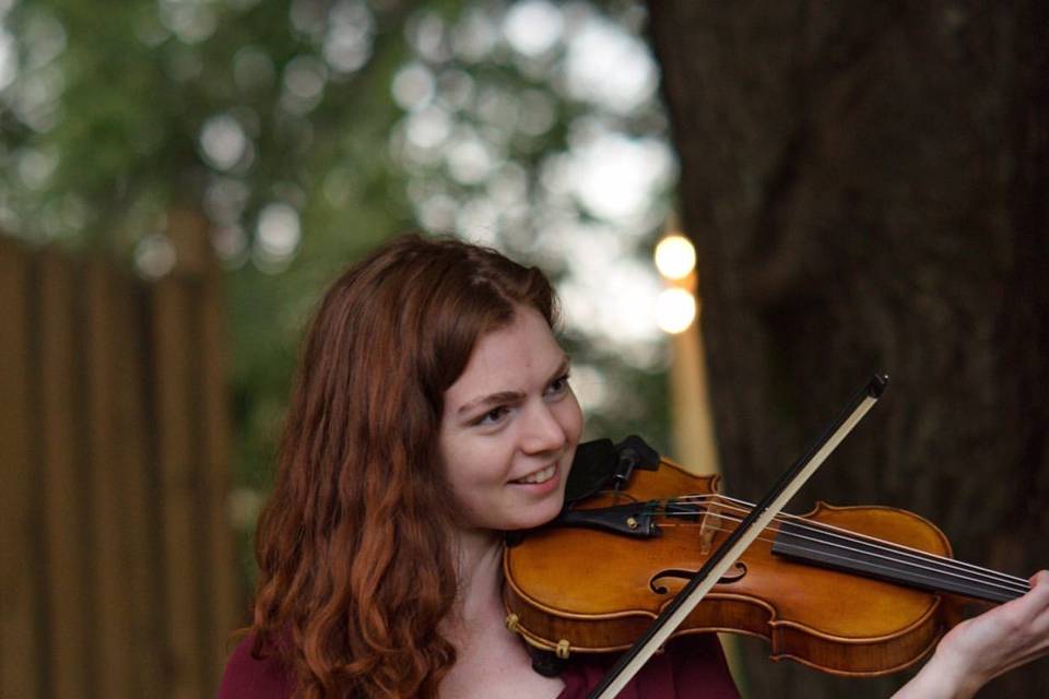 Emily Garcia plays the violin