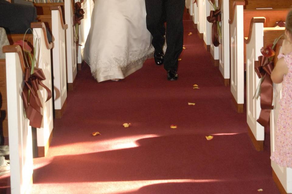 Exiting as Mr & Mrs