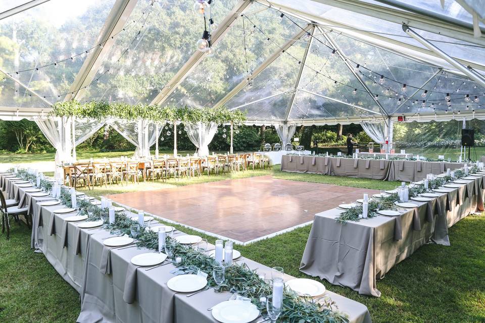 Tent reception