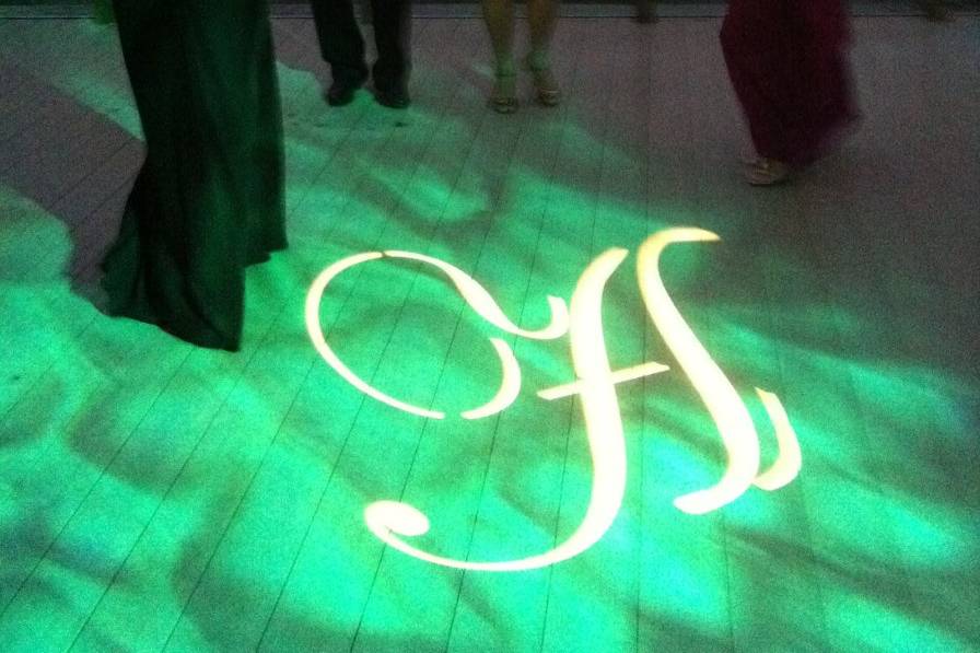 Wedding monogram light