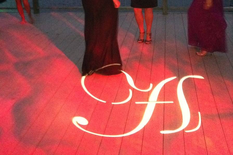 Wedding monogram light