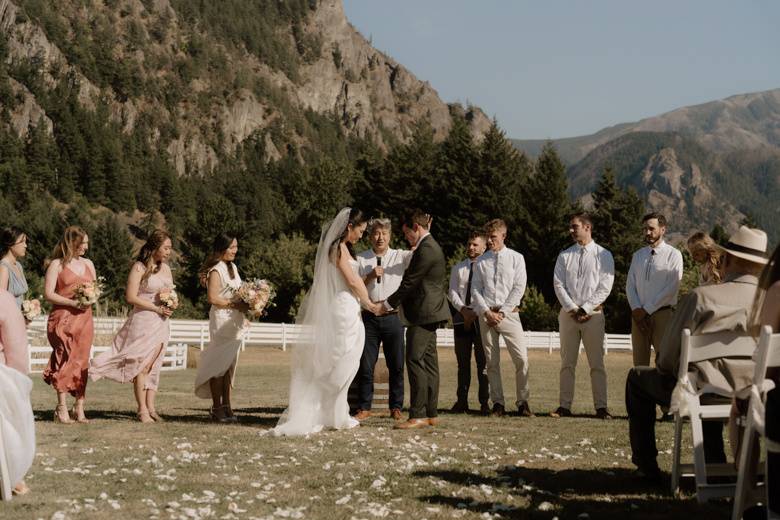 Outdoor ceremony