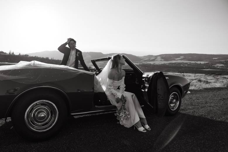 Classic car portrait