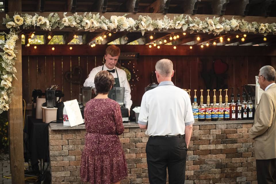 Bar Area in Reception