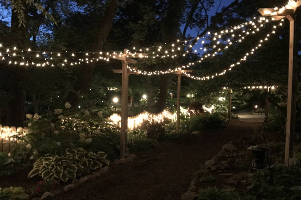 Center Gardens at Night