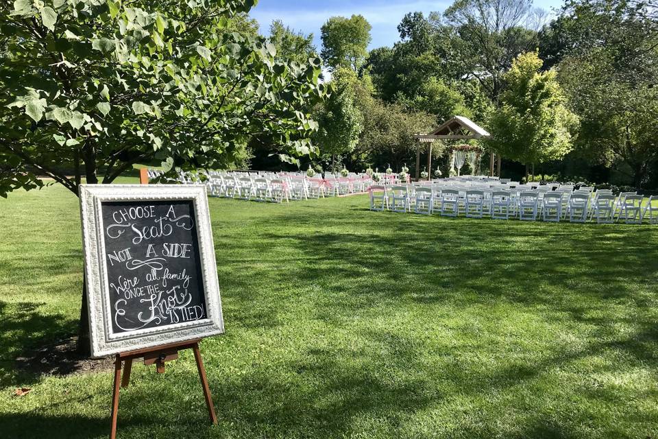 Entrance to Ceremony