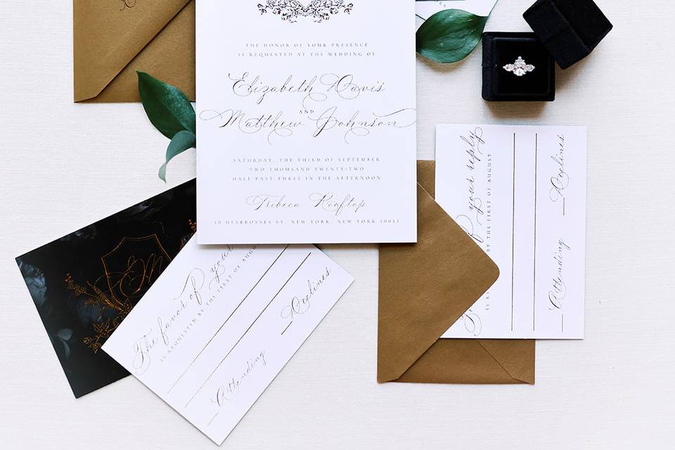 Invitation | Raised Foil