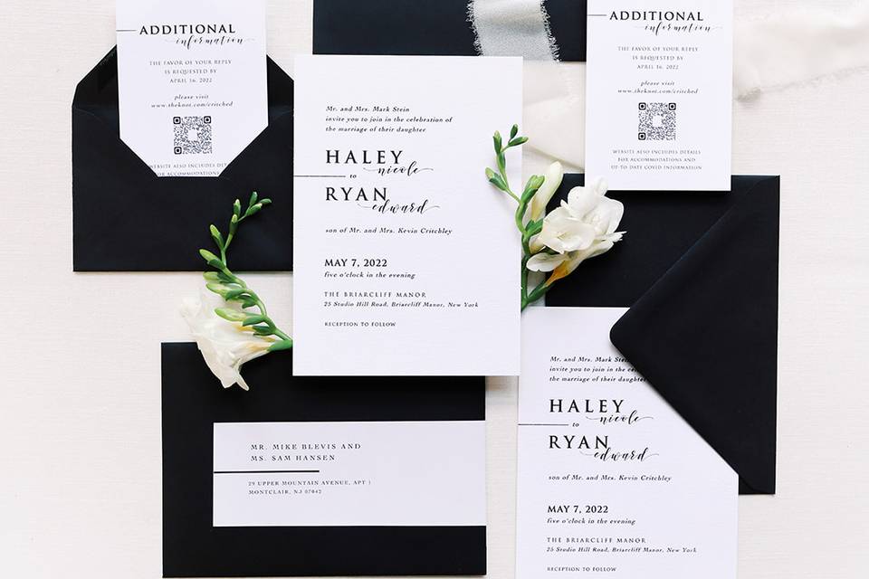 Invitation | Raised Lettering