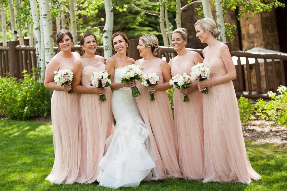 You can't beat the scenery at Kylie and Jason's Vail wedding!