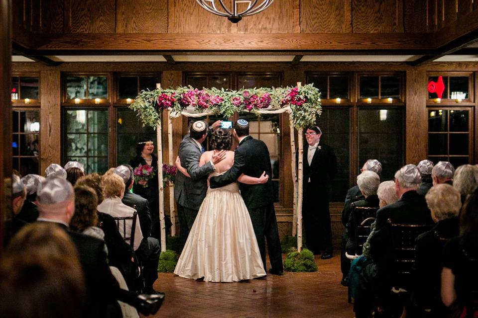 Indoor wedding ceremony