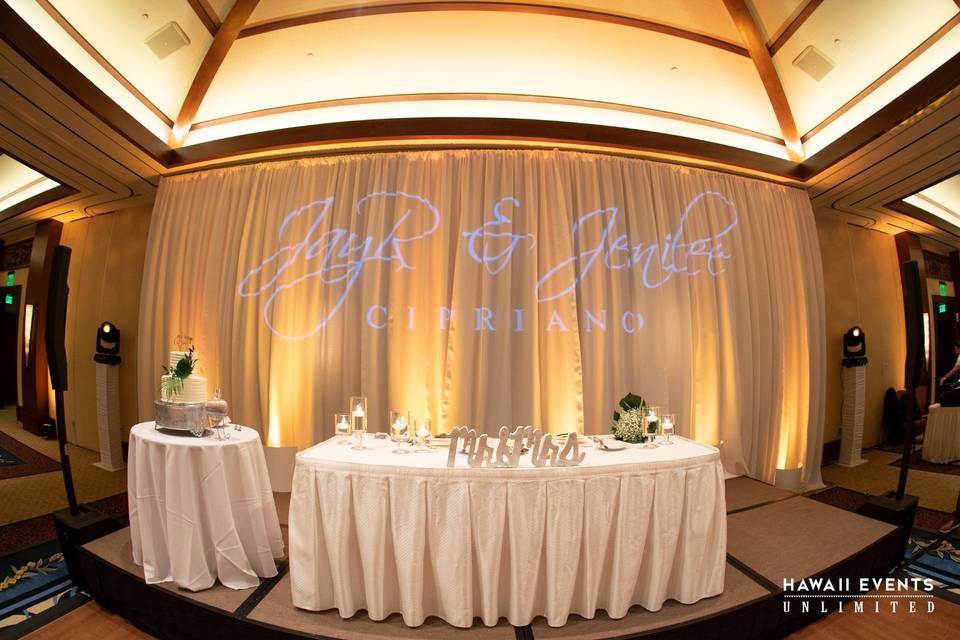 Uplighting & Monogram