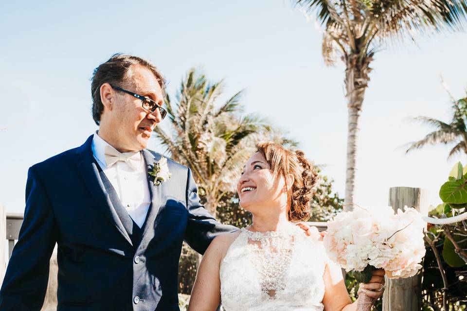 The perfect beach wedding!