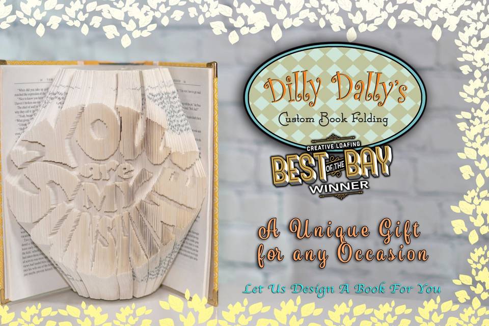 Dilly Dally's Custom Book Folding