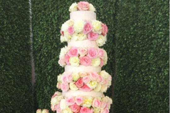 Cake flower display