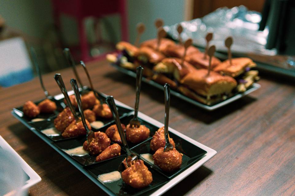 Plant-based canapes