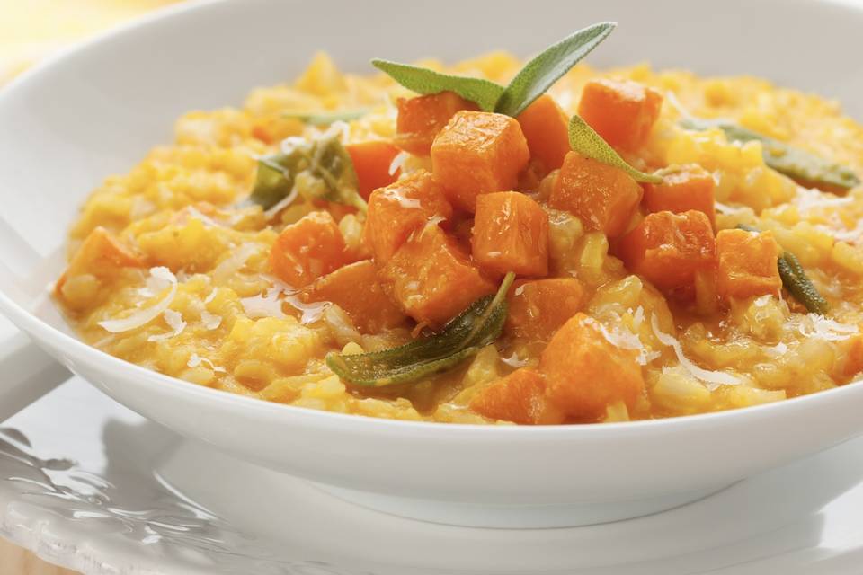 Butternut squash risotto