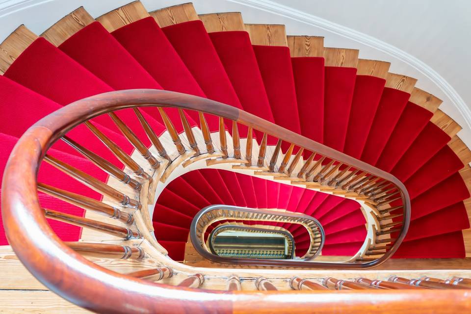 An elegant staircase