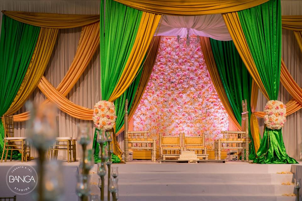 Flower Wall Wedding