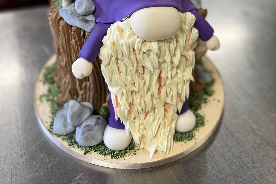 Gnome grooms cake