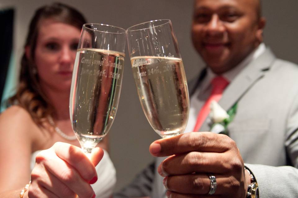 Toasting to the big day