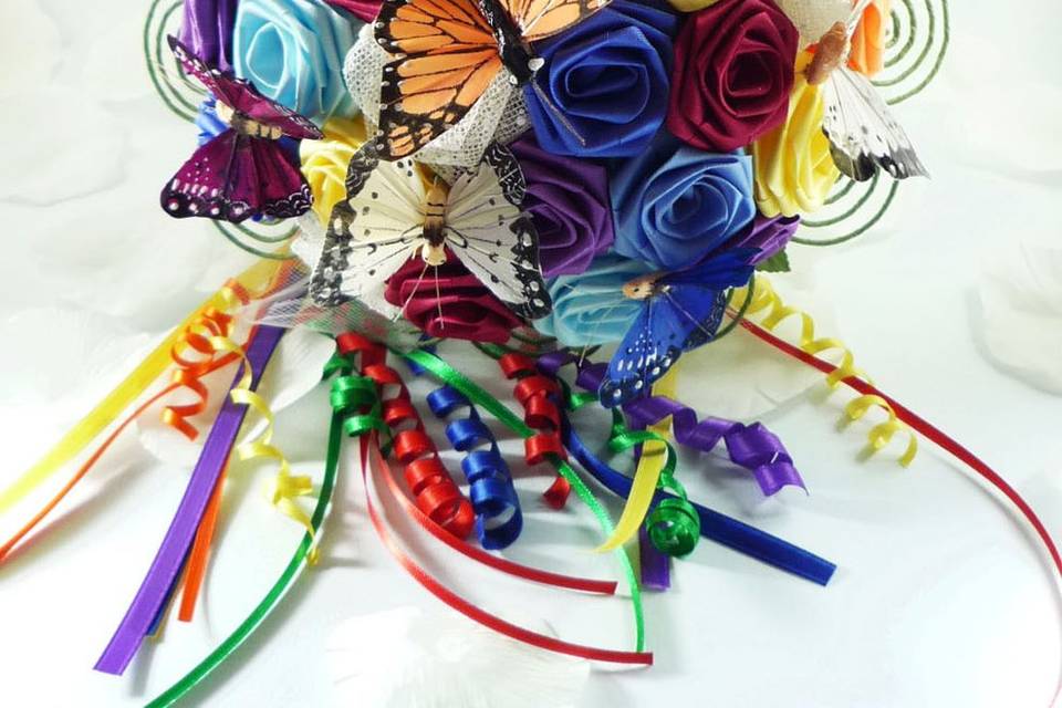 Modern Rainbow Bouquet
For more info and pricing: https://www.etsy.com/listing/48879639/origami-wedding-bouquet-over-the-rainbow