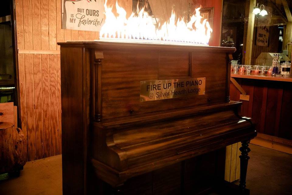 Flaming Piano