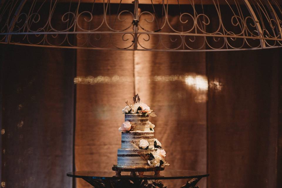 Cake cutting locust root table