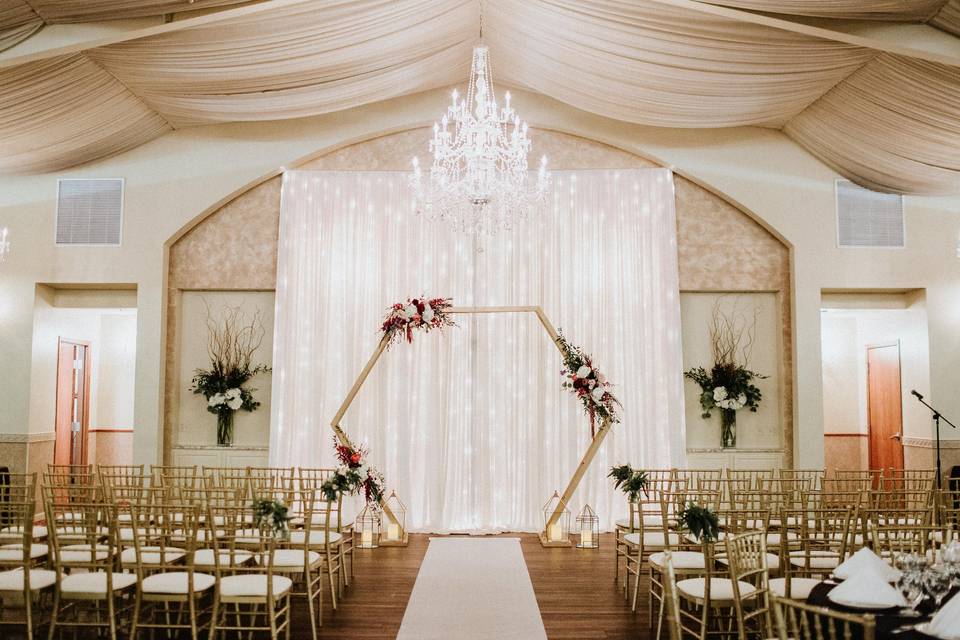 Pavilion Indoor Ceremony