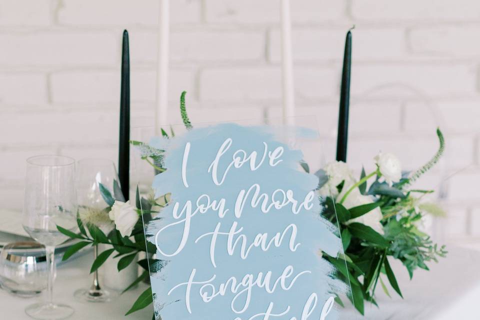 Sweetheart table
