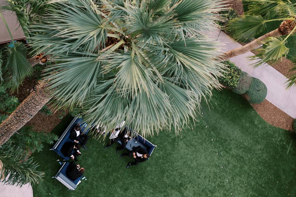 Groom and his guys from above