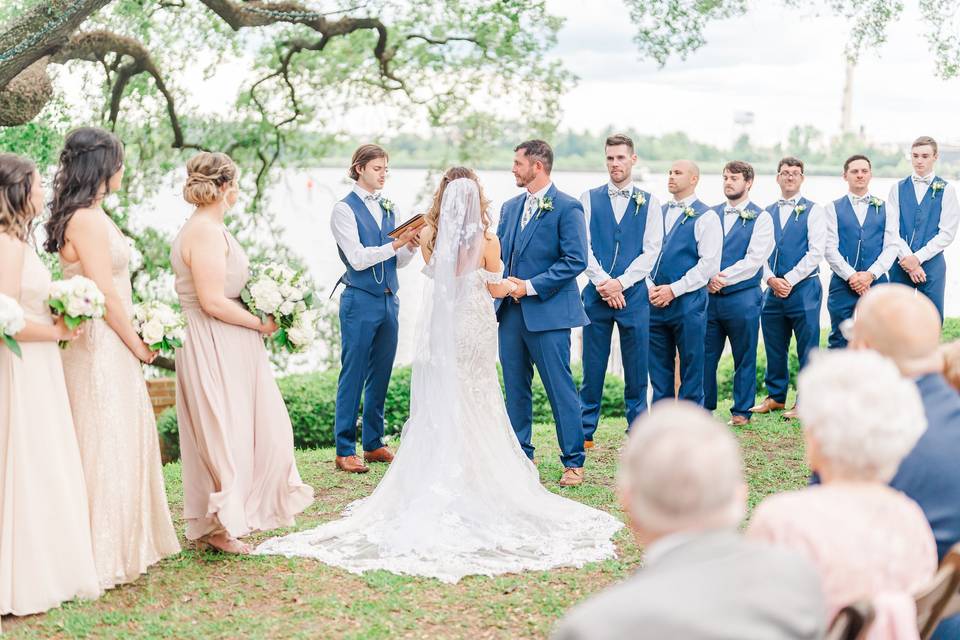 Waterfront wedding in SC