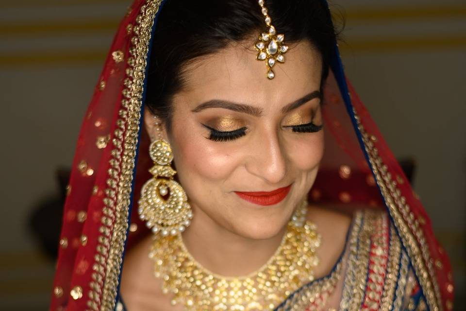 Indian Bride Hair & makeup