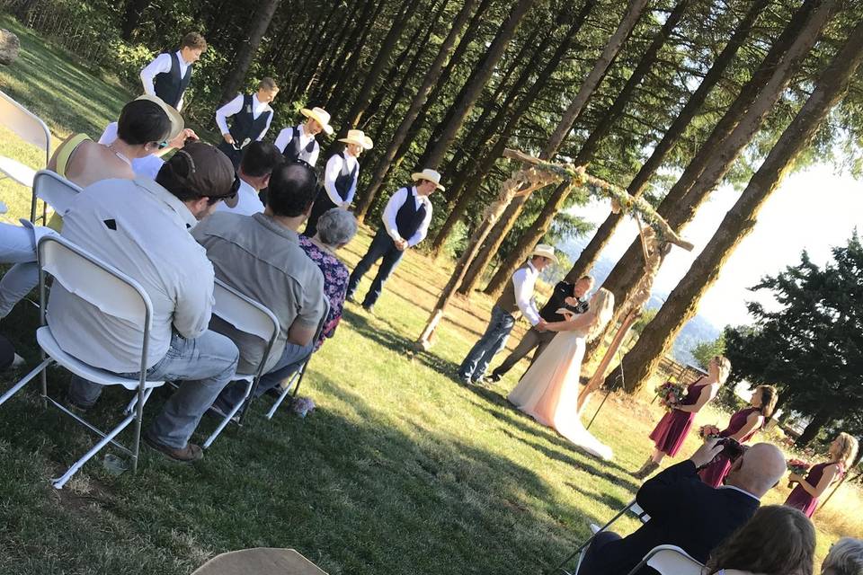 Country wedding