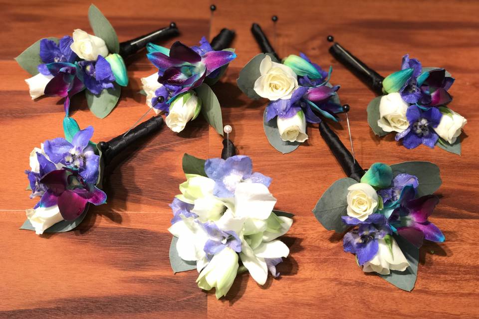 Tropical Boutonniers