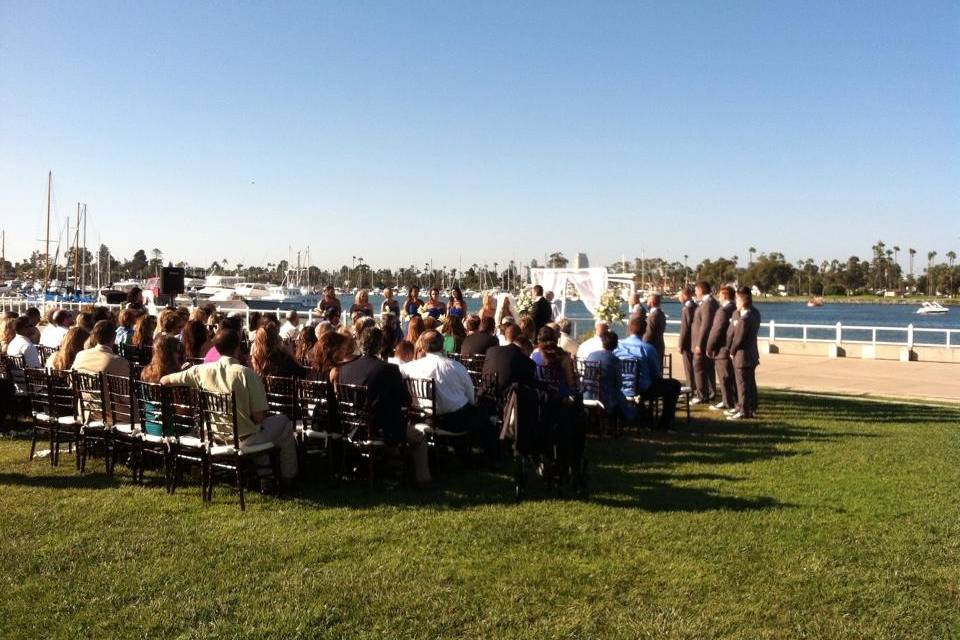 Kelly & Doug. 8.14.14. Coronado Community Center, Coronado.