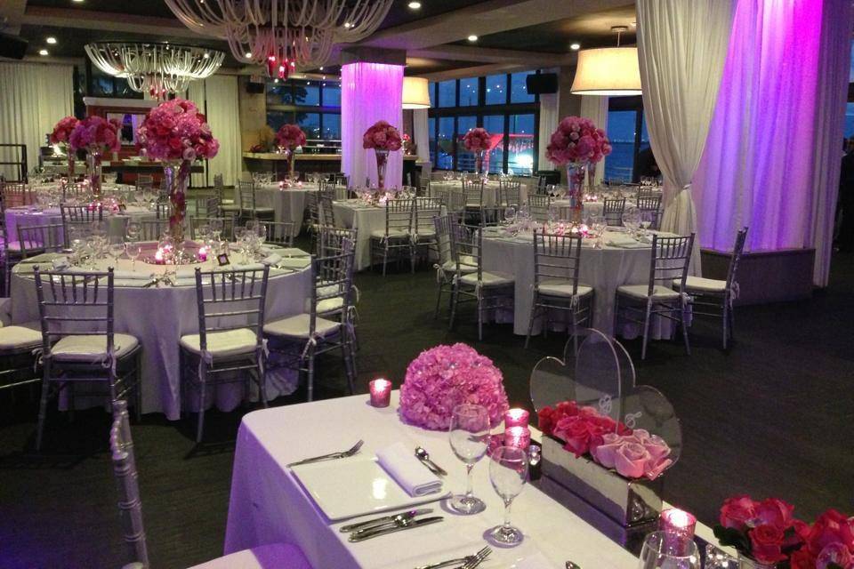 Reception set-up