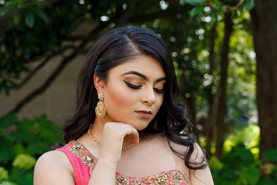 Bridal Glam Hair and Makeup