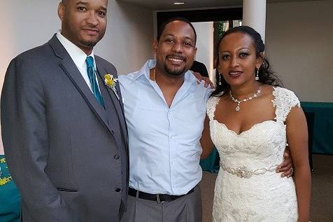 DJ WildChild DNA w/ Bride & Groom