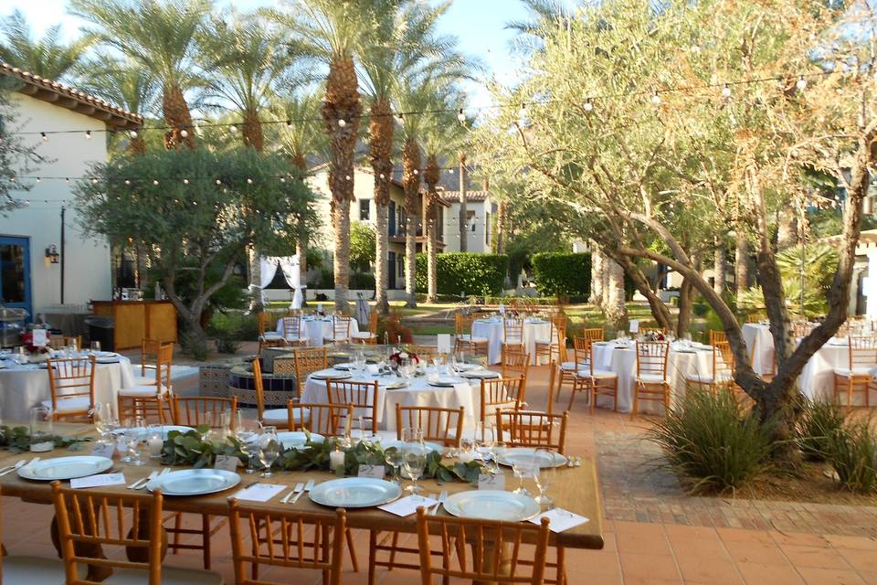 Courtyard Reception area